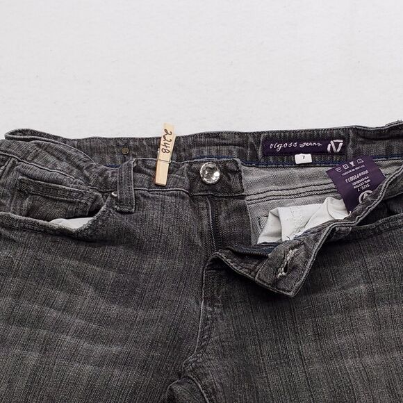 Vigoss Casual Zip Button Denim Dark Wash Jeans Womens Size 7 Black - Picture 4 of 8